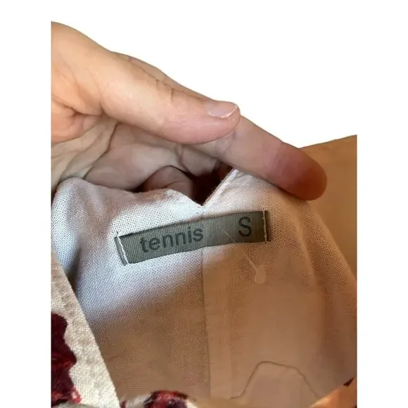 Women's Sleeveless Maxi Cream 100% Cotton equestrian dress Horse Print Small - Picture 5 of 11